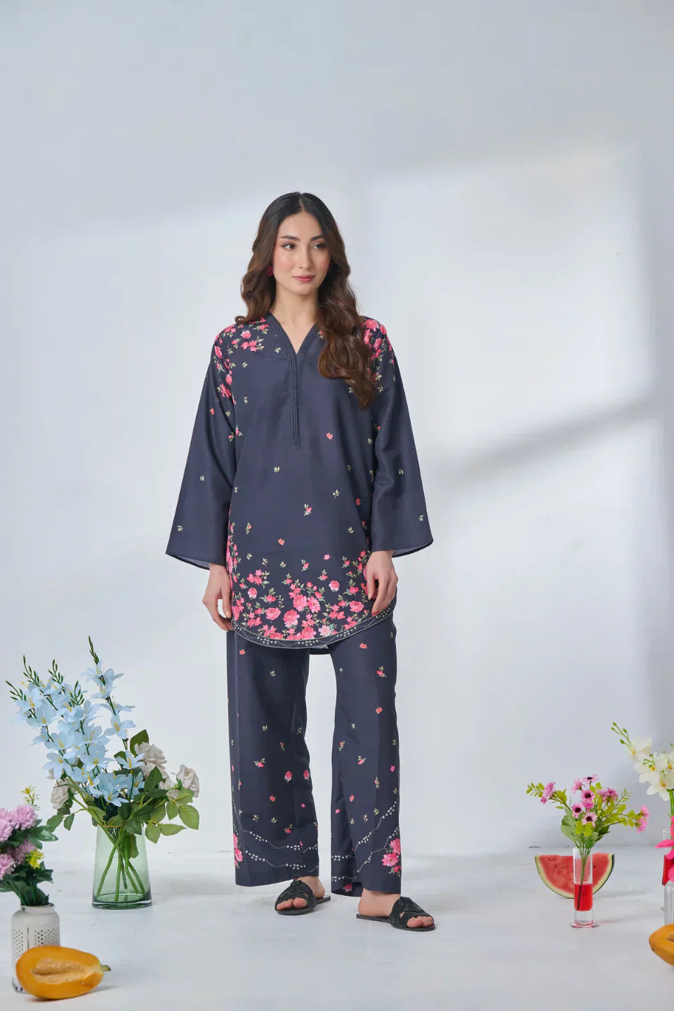 Co-ord Set Ornabelle Kurta Set with Dupatta for Women