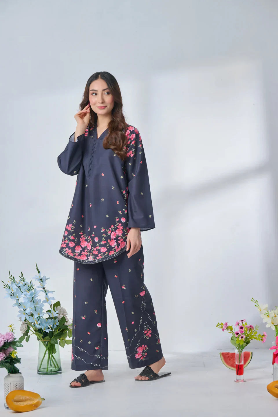Co-ord Set Ornabelle Kurta Set with Dupatta for Women